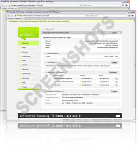 Screenshots - Benutzerkonto